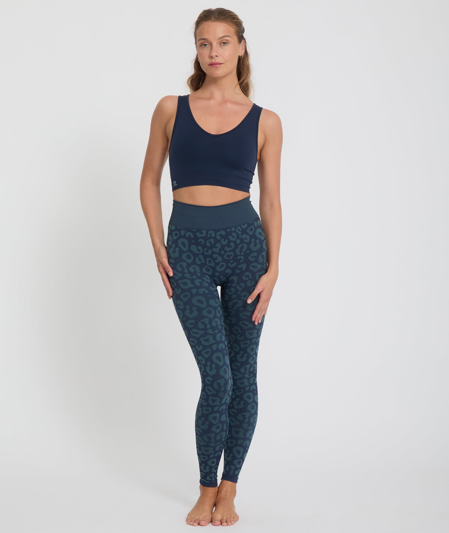 BIDAI - Leopard jacquard leggings