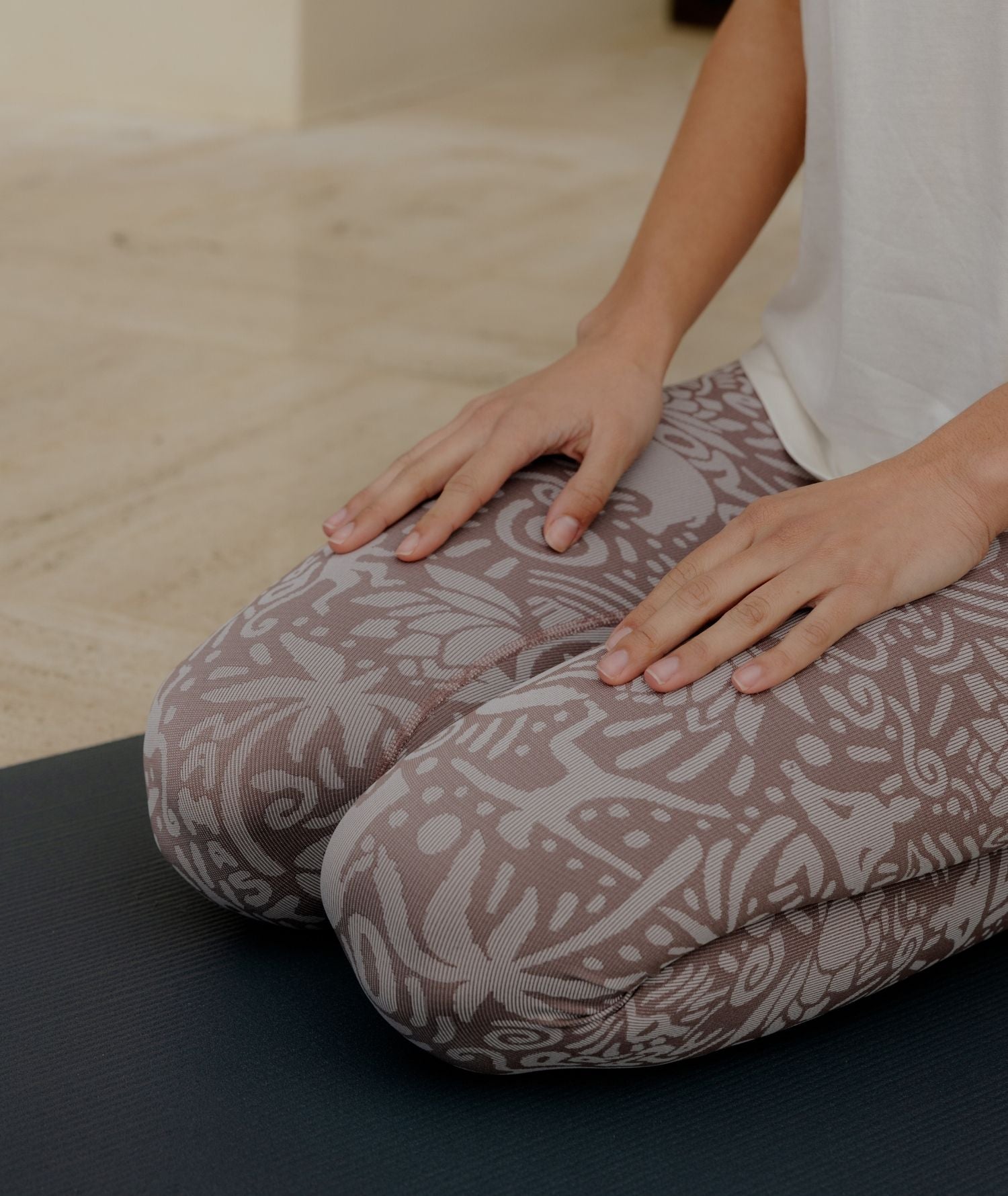 CHAVARA - Legging jaquards en matières recyclées