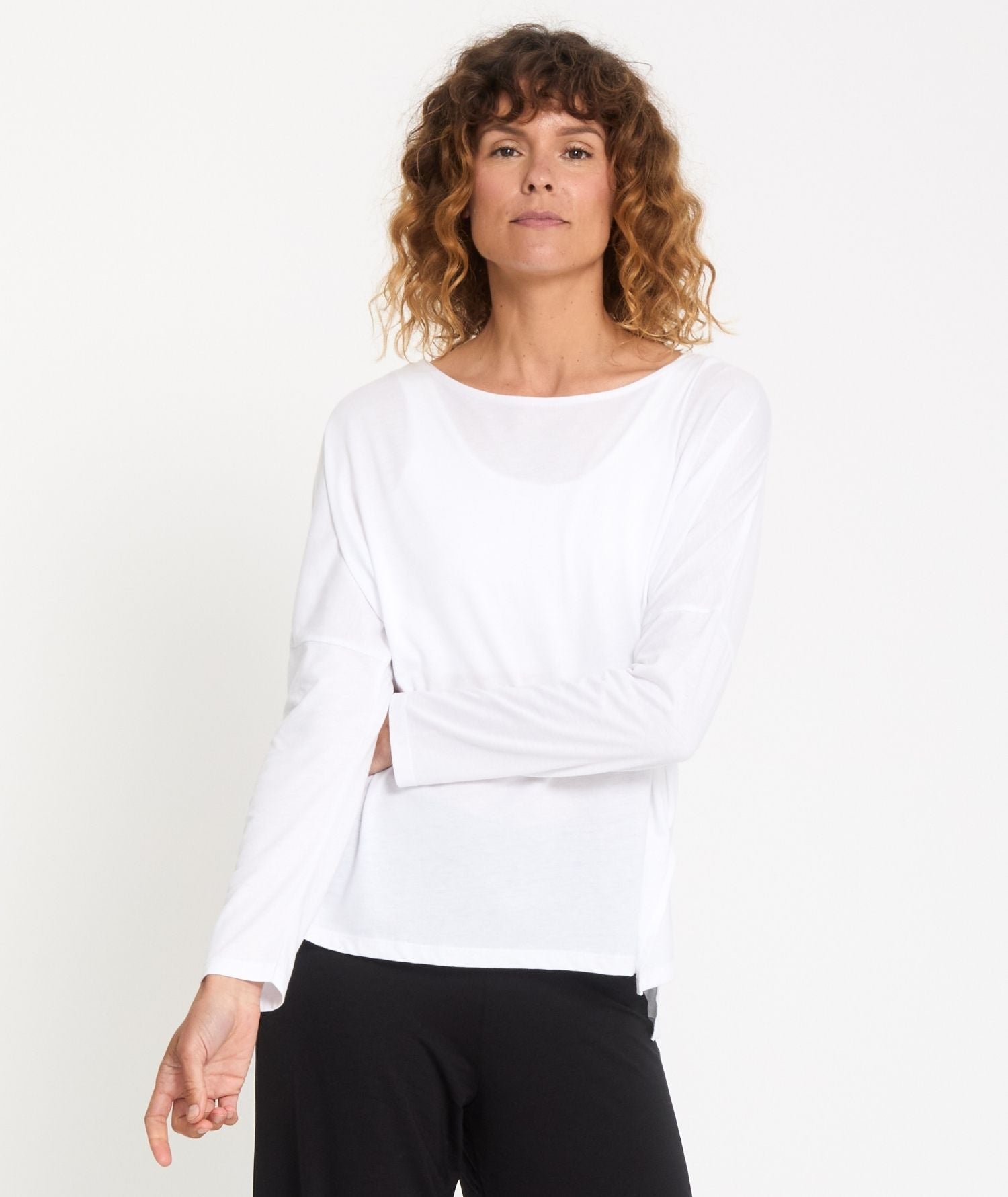 DAKSHA - Tee-shirt oversize - Cacao- Yoga Searcher