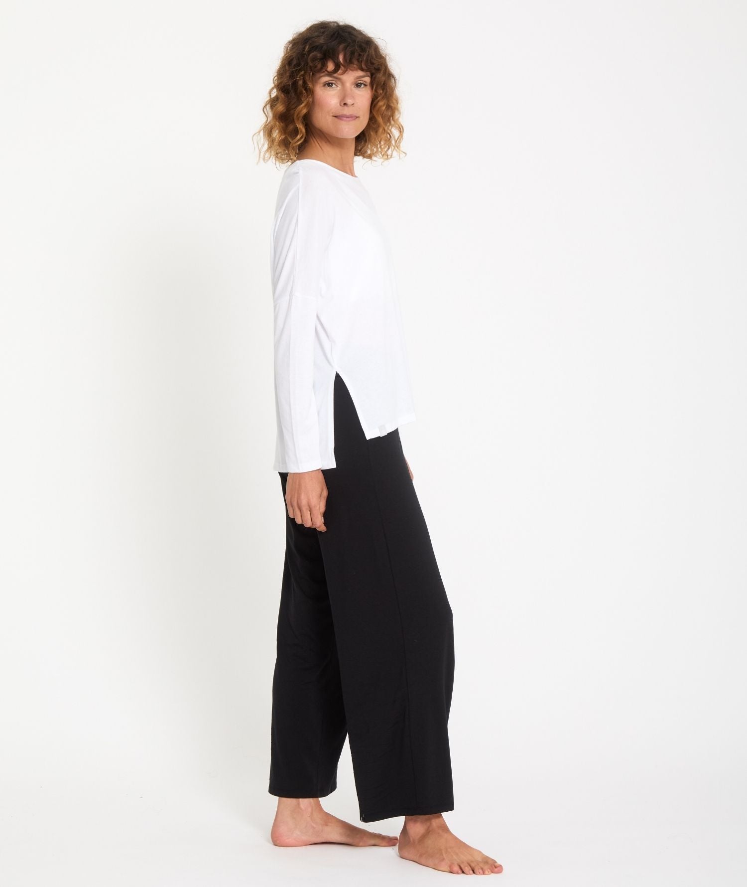 DAKSHA - Tee-shirt oversize - Cacao- Yoga Searcher