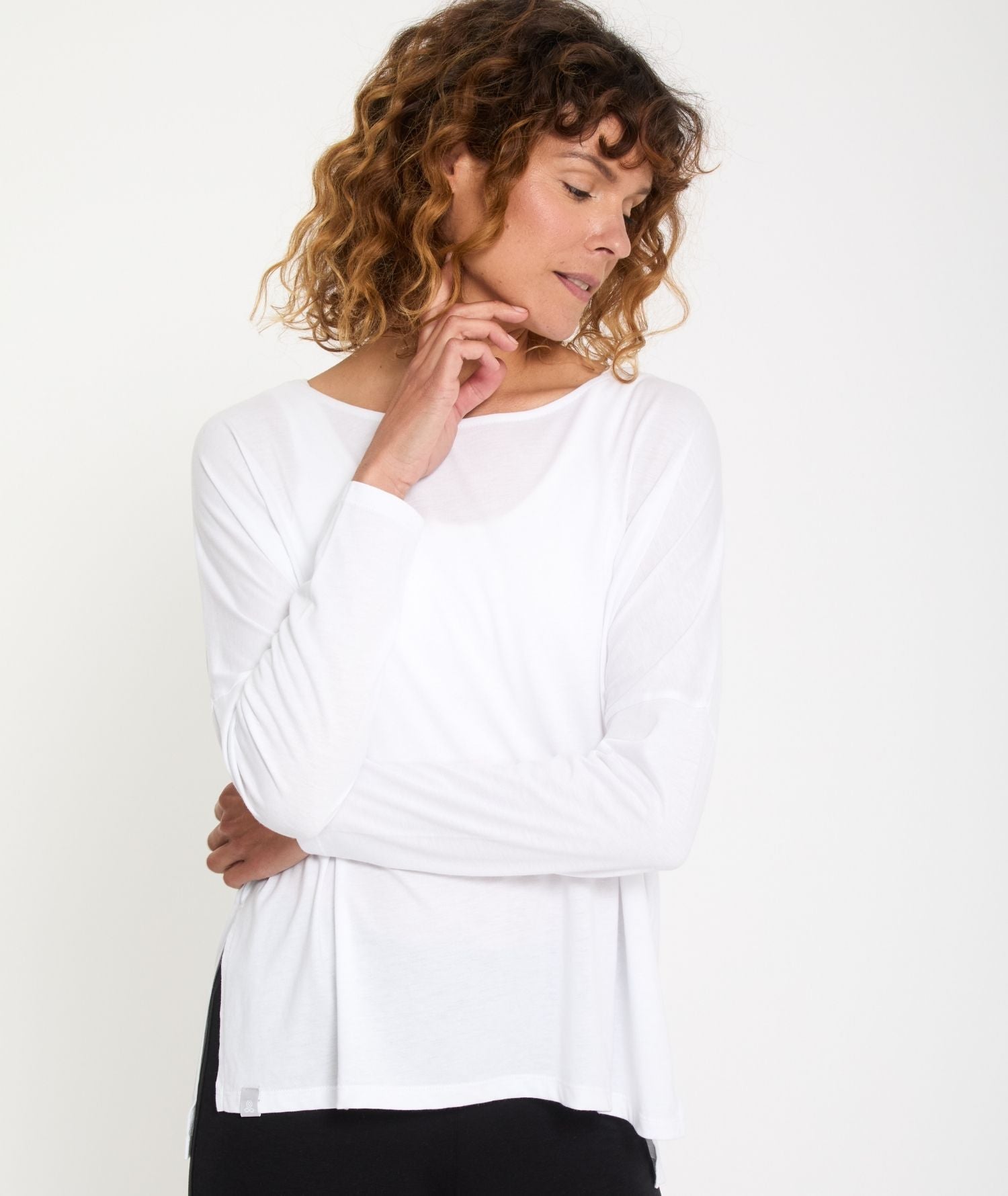 DAKSHA - Tee-shirt oversize - Cacao- Yoga Searcher