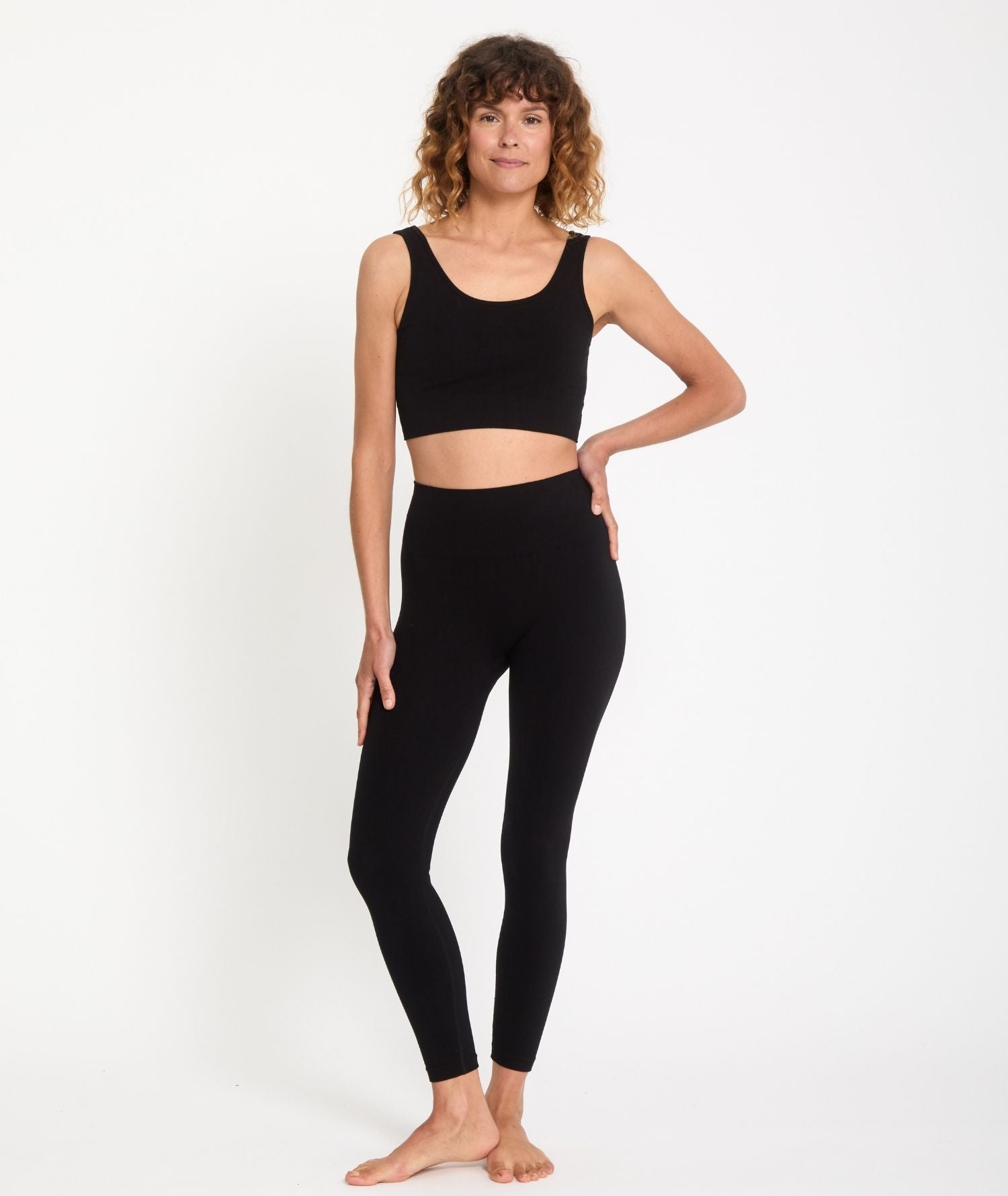 HADU - Brassière en bambou - Marron- Yoga Searcher