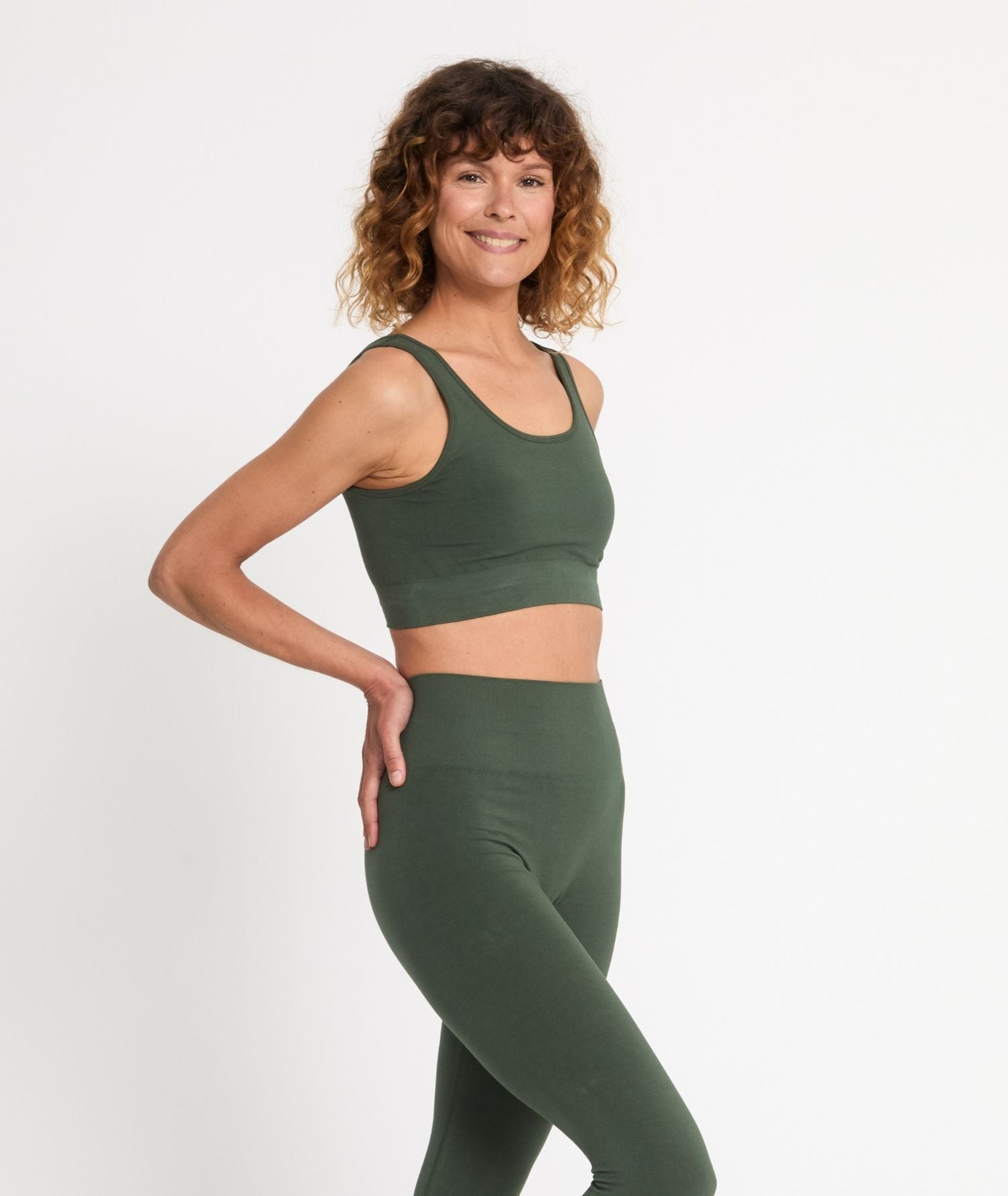 HADU - Brassière en bambou - Thyme- Yoga Searcher