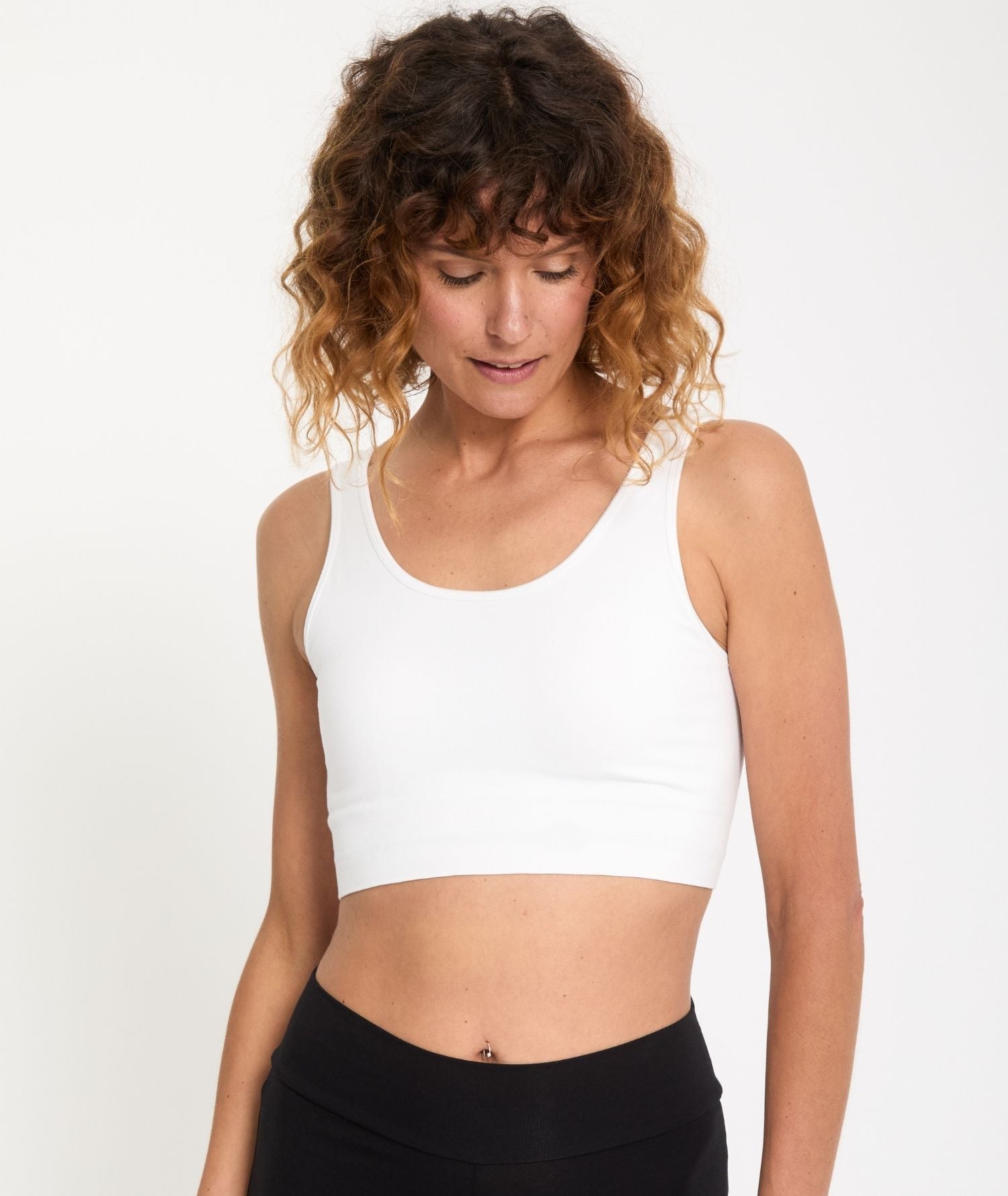 HADU - Brassière en bambou - Marron- Yoga Searcher