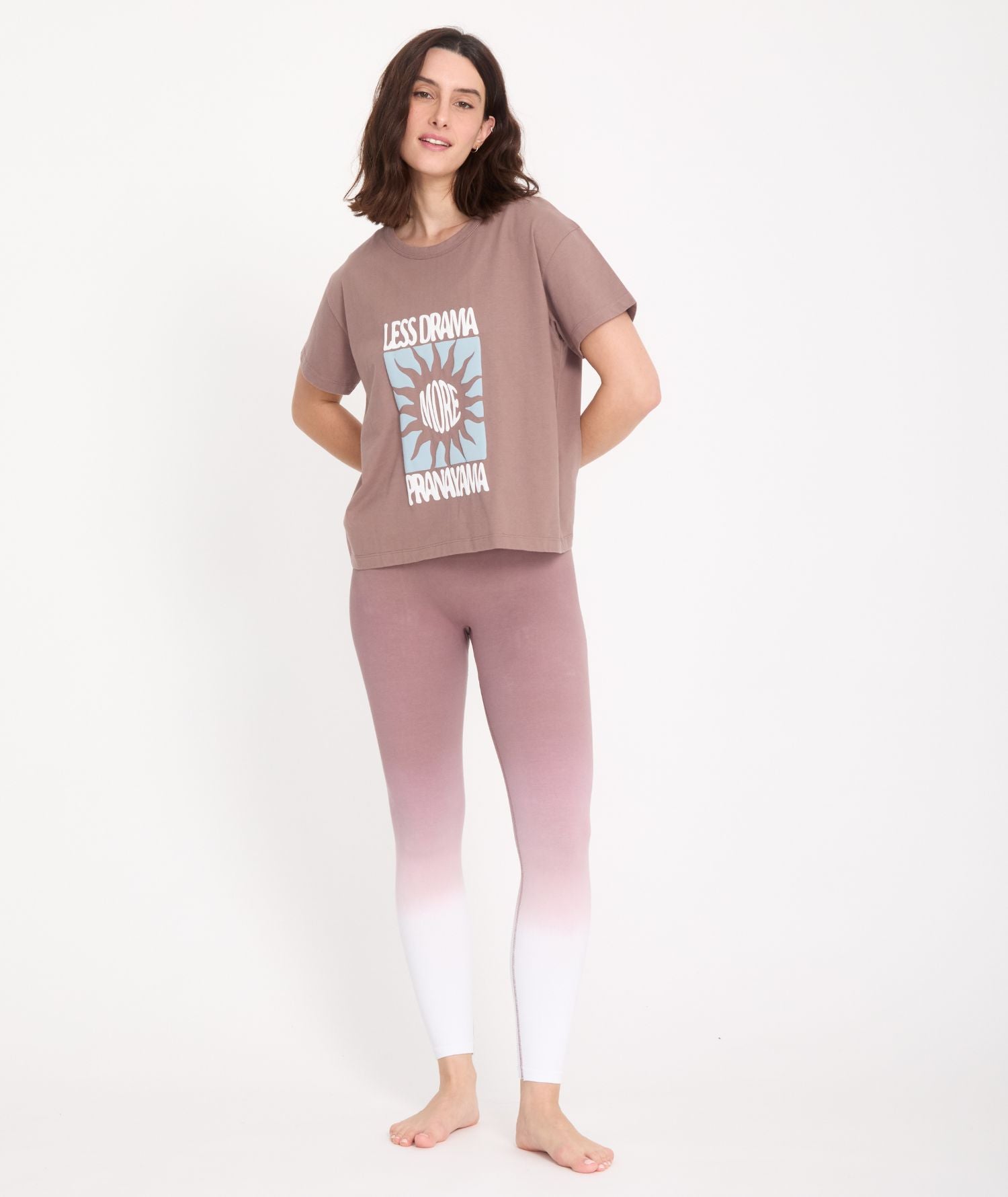 KAVALI - Legging en coton deep-dye