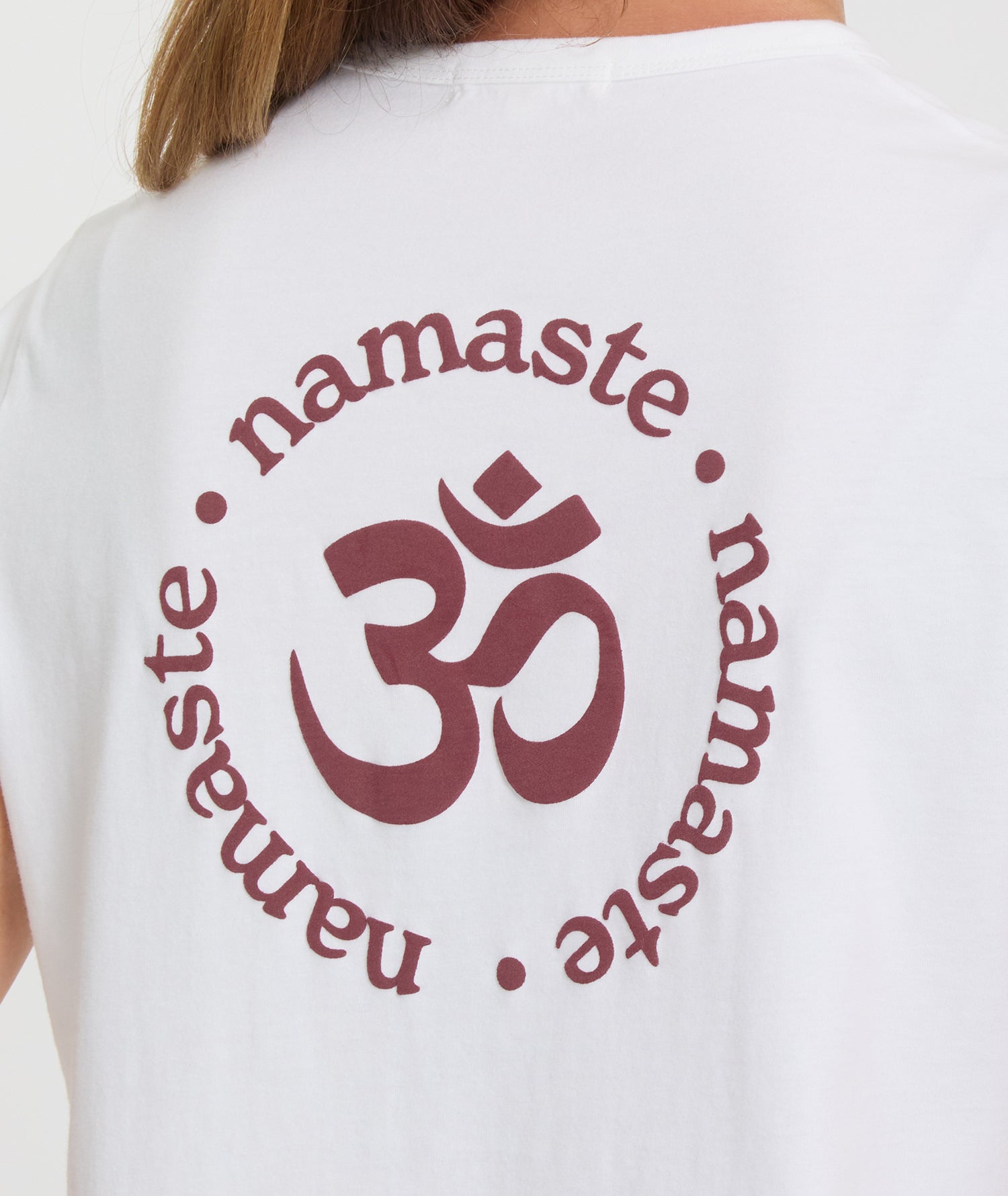Yoga Namaste T-Shirt Donna, Maglietta Con Stampata Di Alta Qualità, Cotone, Girocollo, Vestibilità Comoda, Stampa Resistente