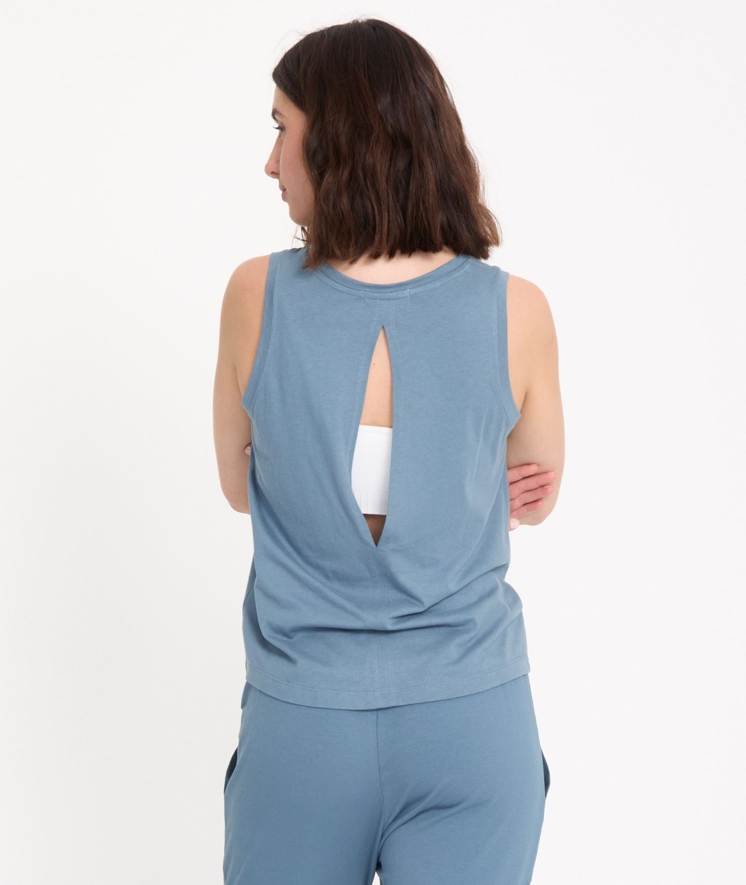 NIYAMA - Open-back yoga tank top