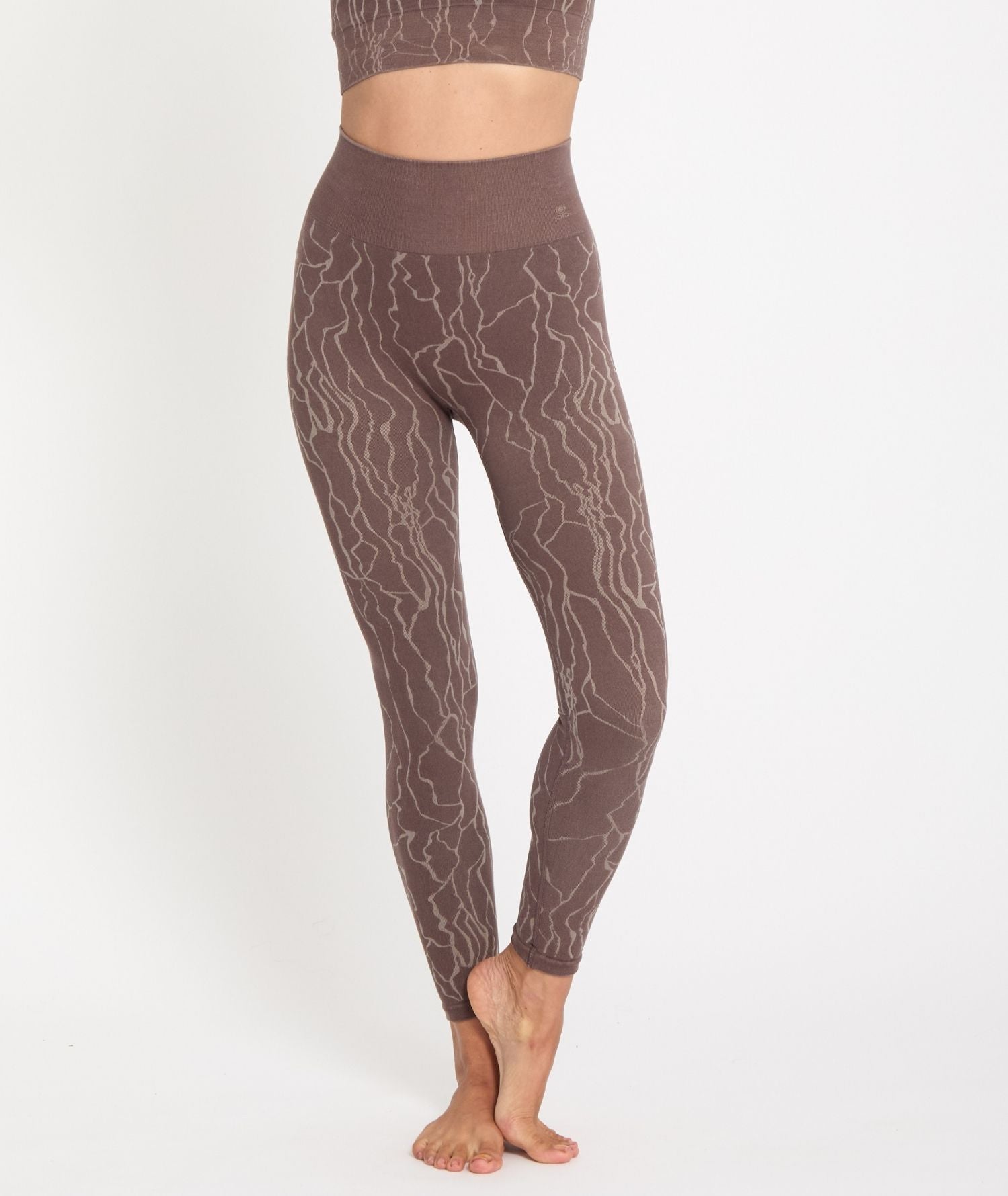PALI – Legging taille haute en jacquard
