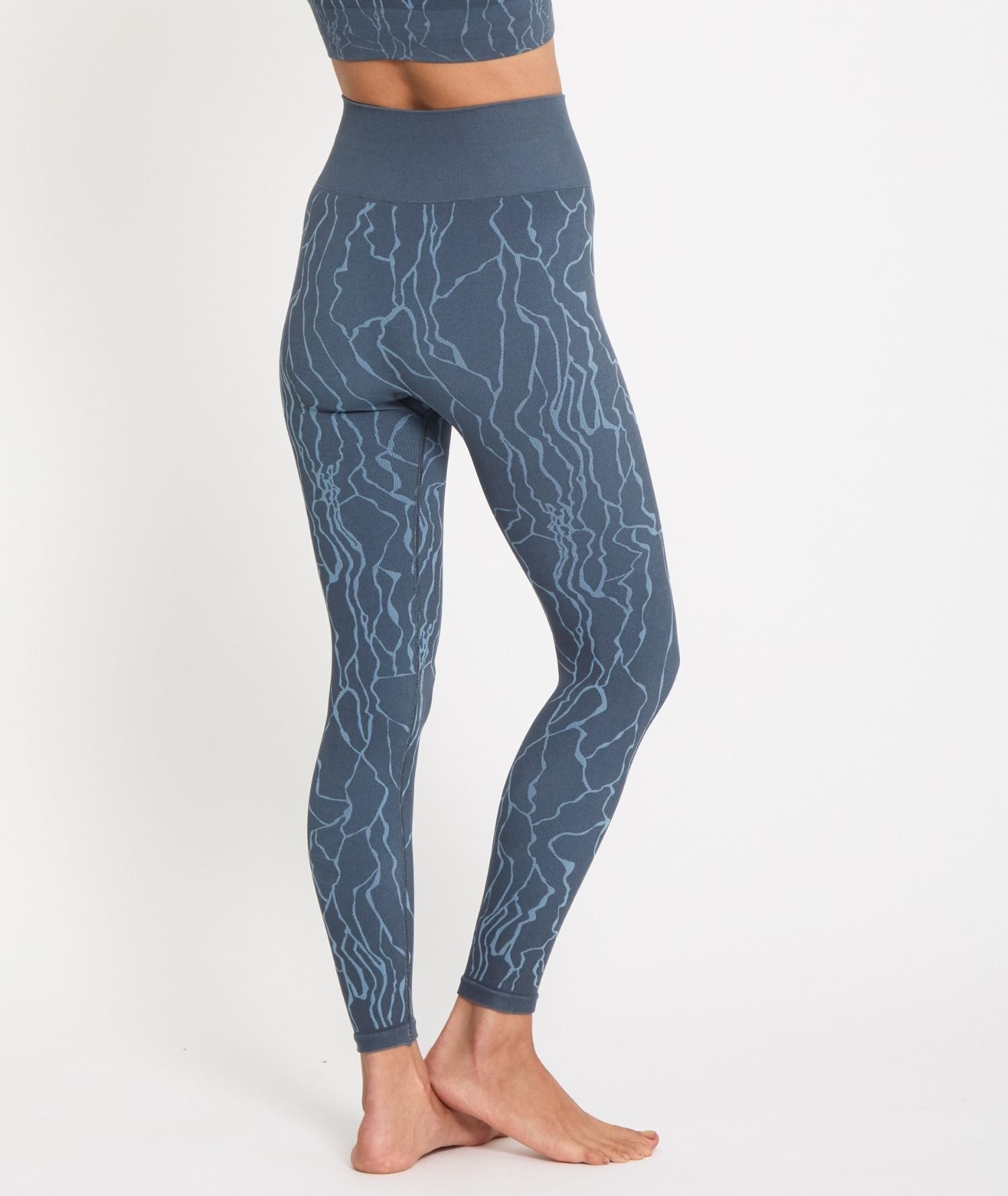PALI – Legging taille haute en jacquard