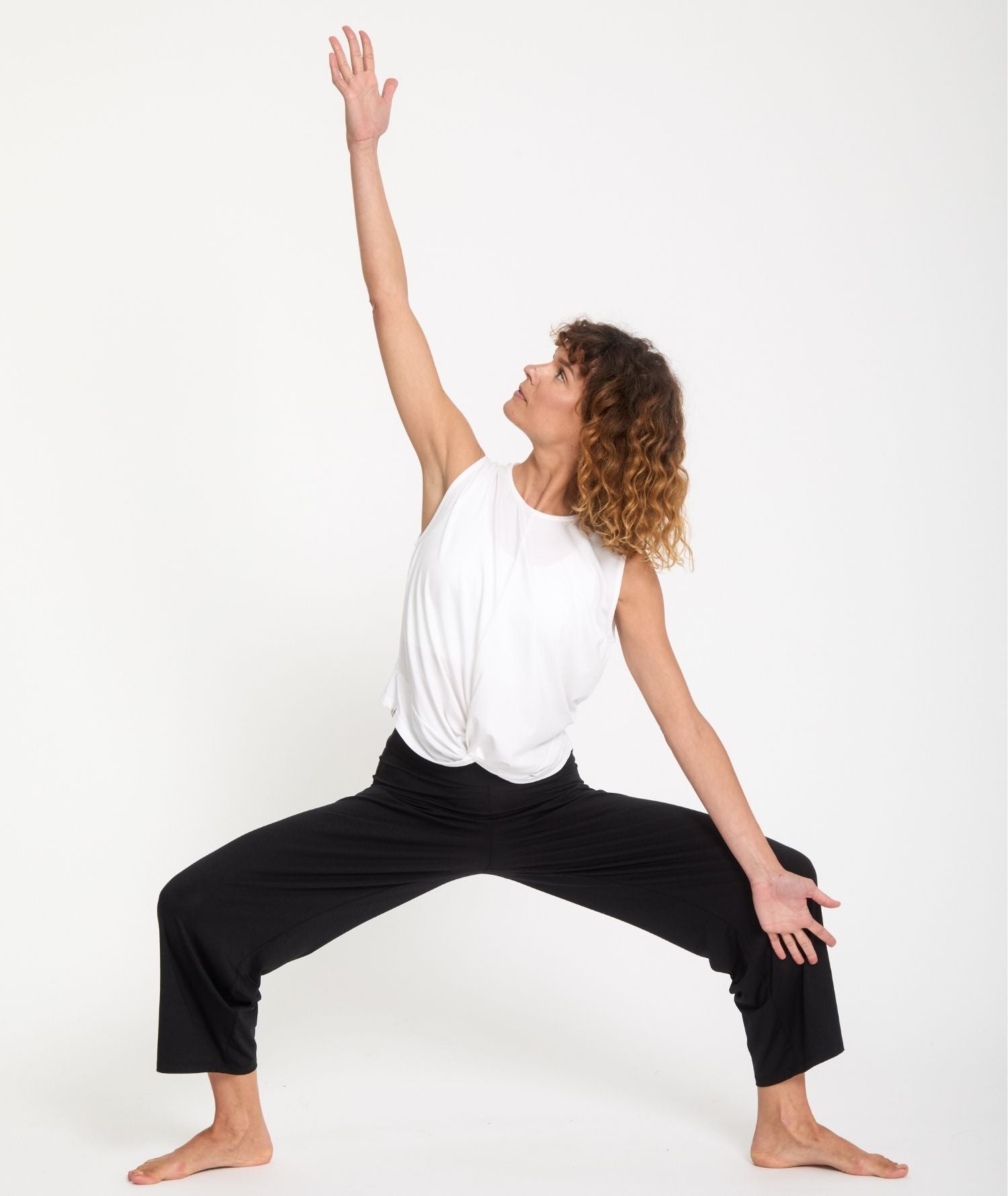 TWIST - Débardeur en Lyocell - Marron- Yoga Searcher